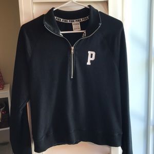 PINK small quarter zip